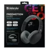 Defender FreeMotion B480 63480 langattomat korvien päälle asetettavat kuulokkeet, Bluetooth 5.3, USB-C, AUX, microSD, enintään 14 h, 20-20000 Hz, mustat