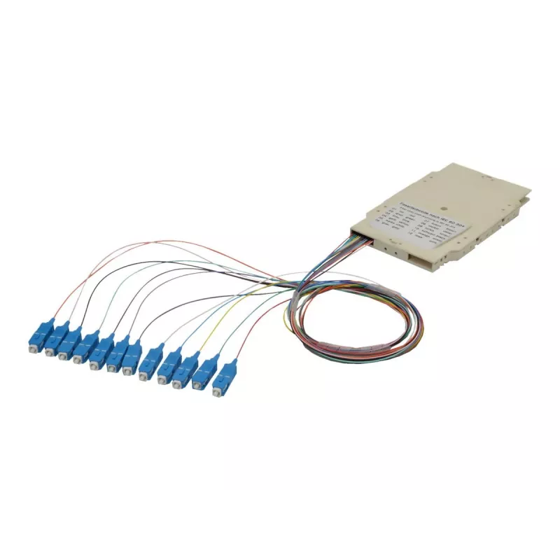 Kuitujatkoskasetti Digitus A-96522-02-UPC-4 12 pigtaililla SC OM4