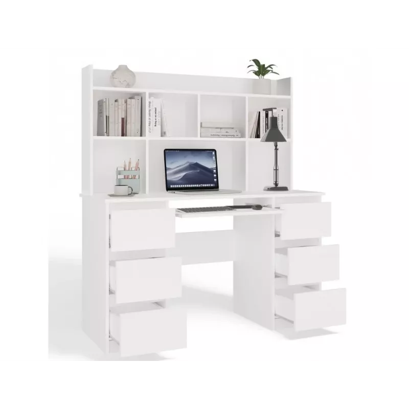 KUBA työpöytäsarja + Extension Piece, valkoinen