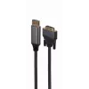 Videokaapeliadapteri Gembird CC-DPM-DVIM-4K-6 – DisplayPort-DVI, 1,8 m, 4K, musta