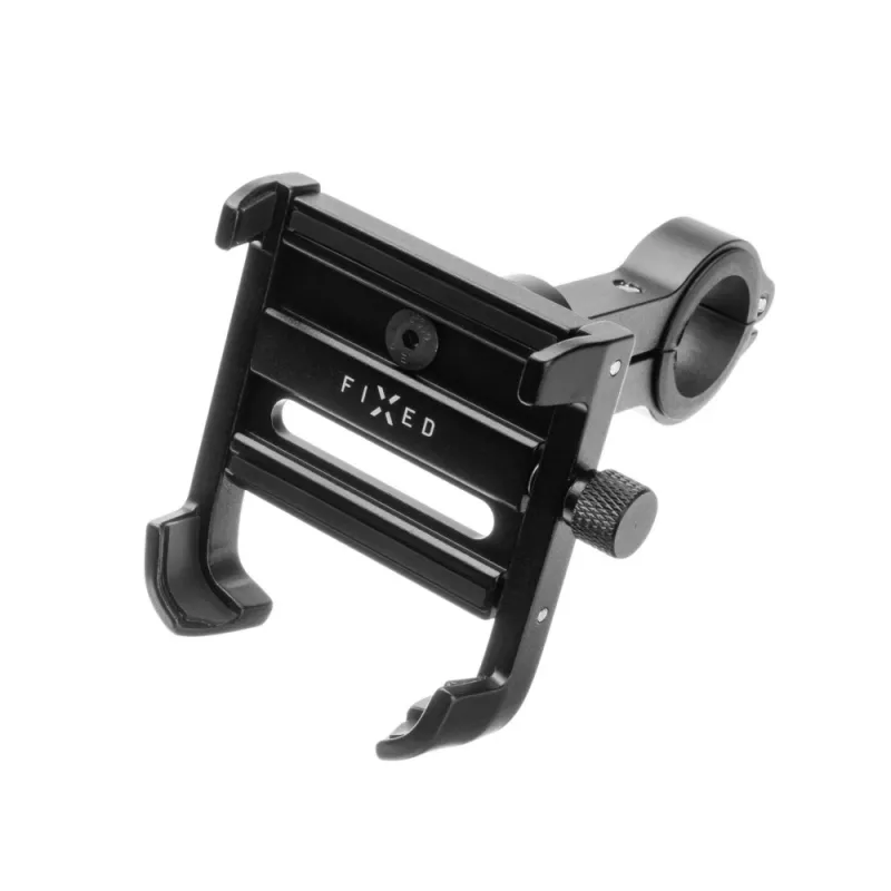 Tabletti- ja älypuhelinpidike FIXED Holder Fixed Bikee ALU 2 säädettävä 360° musta, alumiini, säädettävä kiristyspidike
