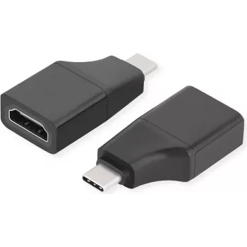ROTRONIC-SECOMP VALUE - videosovitin - 24-pin USB-C uros HDMI naaras - musta - tukee 4K 60 Hz (3840 x 2160)