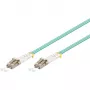 Wentronic 93385 LC-LC OM3 Monimuoto-kuitupatch-kaapeli, turkoosi