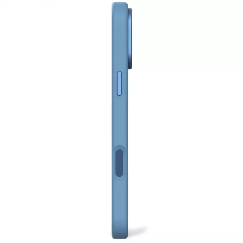 Decoded D25IPO16PMBCS9AE AntiMicrobial silikoninen takakuori iPhone 16 Pro Maxille, vaaleansininen