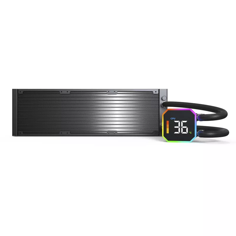 CPU-jäähdytin MULTI-SOCKEL musta/HYPERFLOW DIGITAL 360 MONTECH