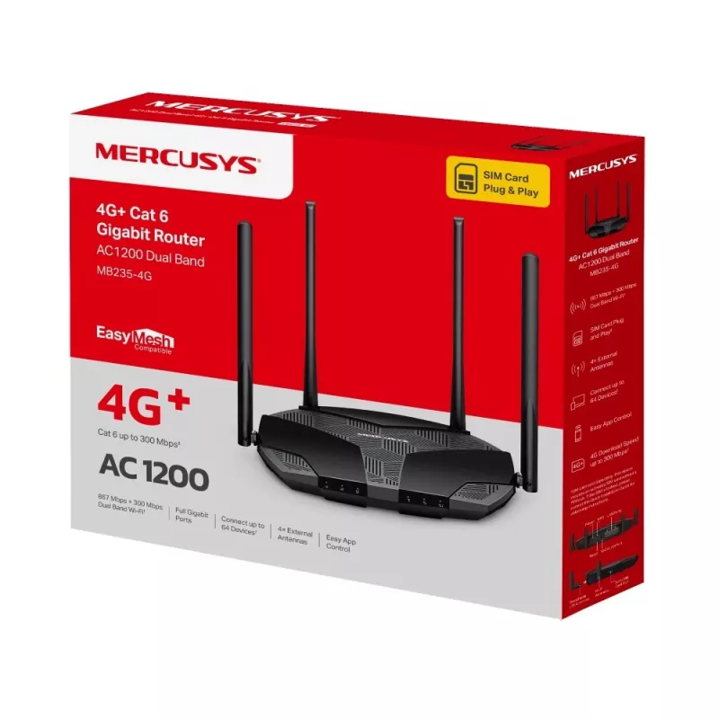 Mercusys MB235-4G-reititin