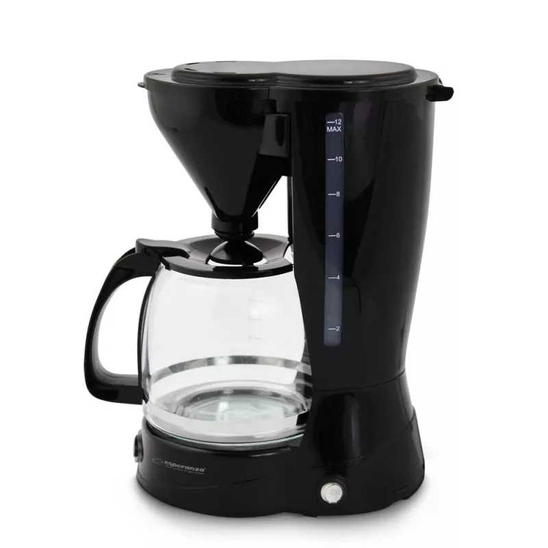 Suodatinkahvinkeitin ESPERANZA EKC009, 1,5 l vesisäiliö, 800 W, pöytämalli, musta