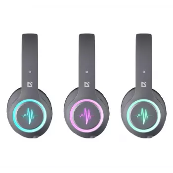 Kuulokemikrofoni DEFENDER FREEMOTION B571 LED langaton binaural, 4 cm elementit, 6–8 h akku, suljettu rakenne, 20–20000 Hz