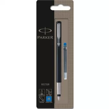 Täytekynä Parker Vector musta