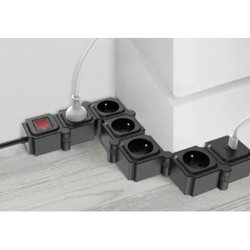 Jatkojohto TB Energy Power Strip 1,5 m — 1,5 m kaapeli, useita pistorasioita