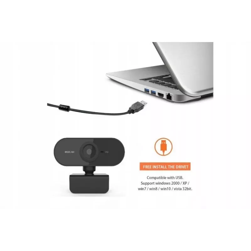 Web-kamera MANTA W177 1080p-resoluutio Bluetooth-yhteydellä
