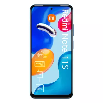 Xiaomi Redmi Note 11S - 4G-älypuhelin - Dual-SIM - RAM 6 GB / sisäinen tallennustila 128 GB - microSD-paikka - OLED-näyttö - 6,43 - 2400 x 1080 pikseliä (90 Hz)