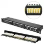 Extralink CAT6 STP V2 | patch-paneeli | 24 porttia