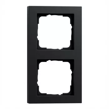 Kehys 2 moduulille Gira E2 musta – malli 21209