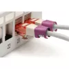DIGITUS A-CC-MG värikoodausklipsit kytkentäkaapeleille, magenta, 100 kpl