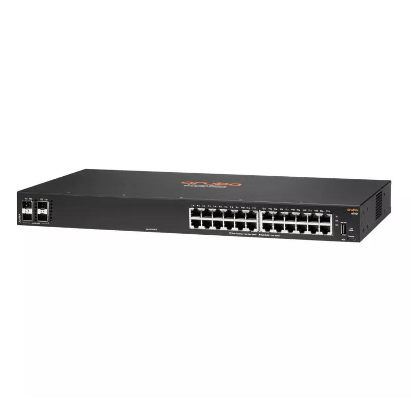 HPE Aruba Networking CX 6100 24G 4SFP+ kytkin