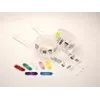 Zebra klipsit QuickClip-rannerannekkeille keltainen