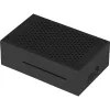 Alumiinikotelo Raspberry Pi 4 B:lle JYT, malli RB-AlucaseP4+01B, musta