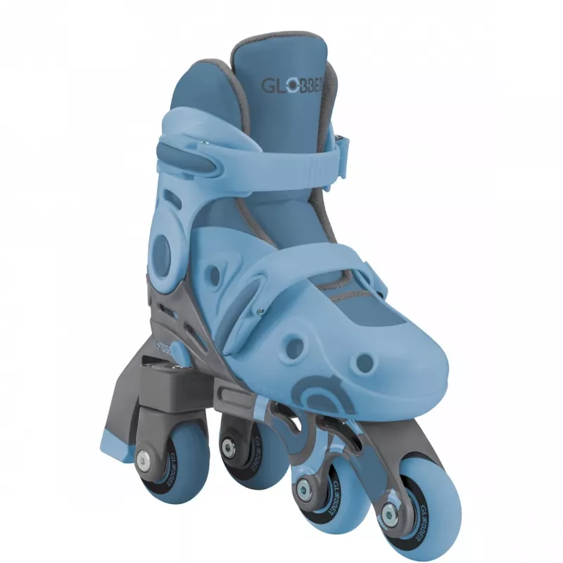 Inline-rullaluistimet GLOBBER Learning Skates 2-in-1 koko 26-29 sininen