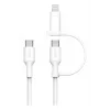 USB-kaapeli Belkin BoostCharge Pro 1,5 m USB-C USB-C/Lightning valkoinen