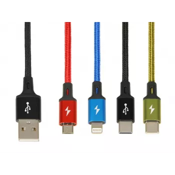 Universal 4 in 1 -latauskaapeli I-BOX USB IKUM4W1