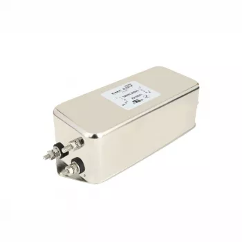 Akyga EN2080-12-S yksivaiheinen EMI-suodatin, 12 A, 120–250 V AC, 50/60 Hz, M4-ruuviliitännät