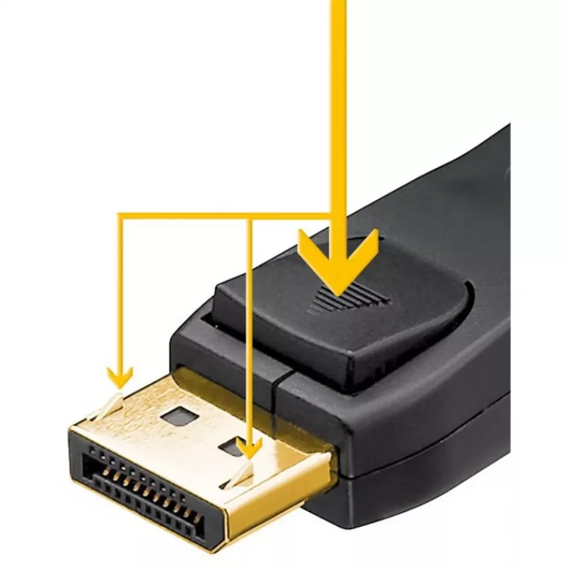 DisplayPort-kaapeli Goobay 74755 1 m musta