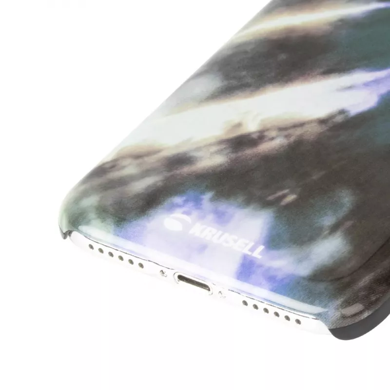 Suojakotelo läppäkannella Krusell Limited Apple iPhone 8/7 – twirl earth -kuosi