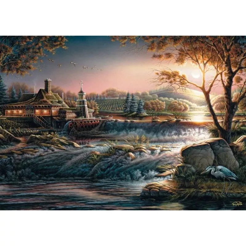 Terry Redlin: Lichter in der Wildnis, palapeli 1000 palaa