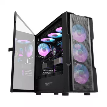 Tietokonekotelo Darkflash DK431 Mesh, ATX, musta