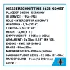 Rakennuspalikat Messerschmitt Me 163B Komet 543 palaa