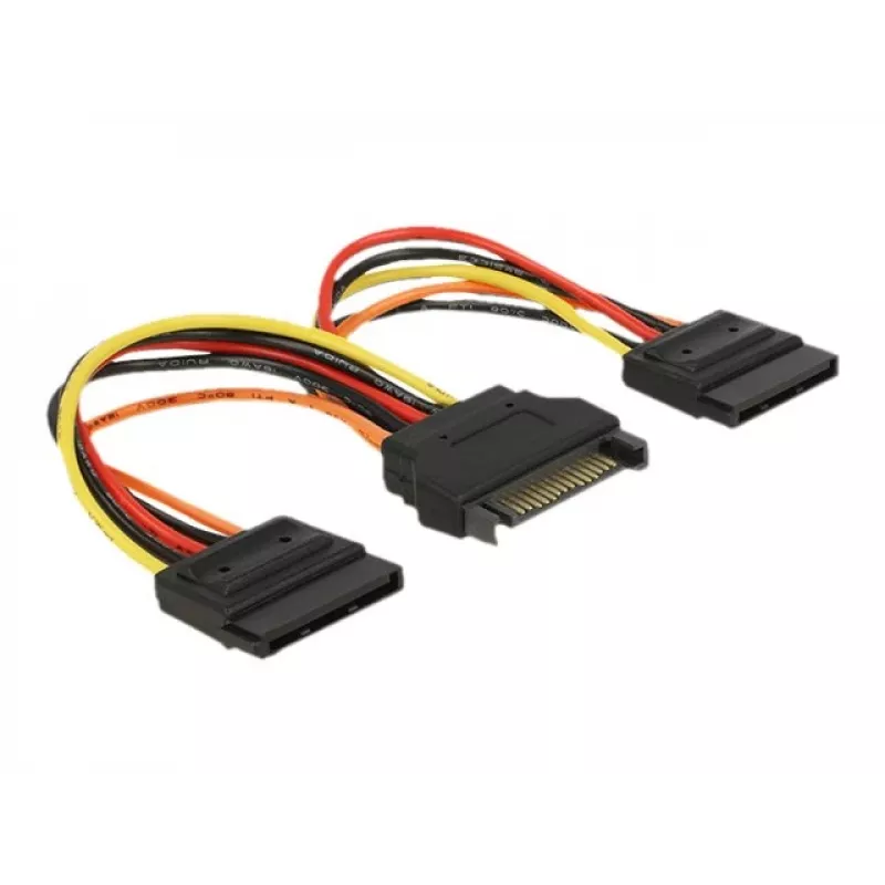 Sisäinen virtakaapeli DeLOCK 60143 0,15 m SATA 15-pin