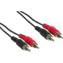 Audiokaapeli e+p B 33/2 2,5 m 2x RCA musta