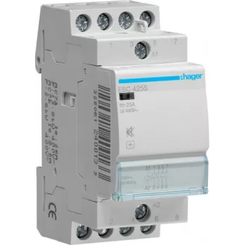Kontaktori ESC425S 25A 4S 230V äänetön (ESC425S)