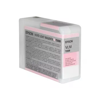 Epson Singlepack Vivid Light Magenta T580B00, Vivid light magenta, pigmenttipohjainen muste, 80 ml, 1 kpl