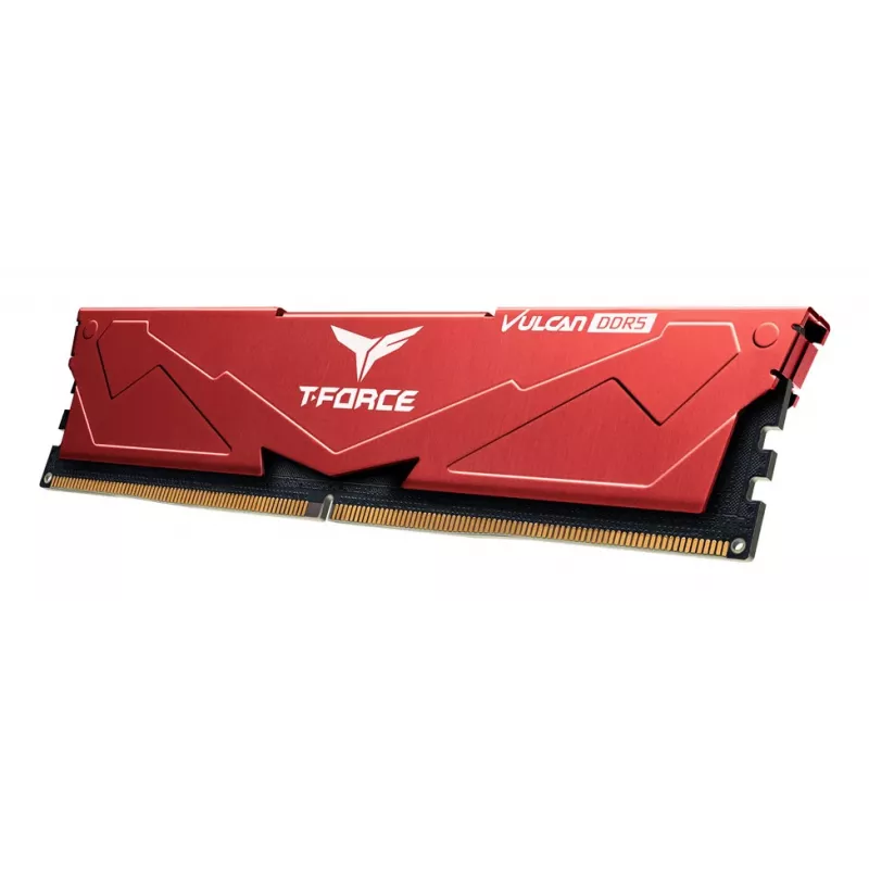 Team Group VULCAN FLRD532G6000HC30DC01, 32 GB, 2 x 16 GB, DDR5, 6000 MHz, 288-pin DIMM, punainen