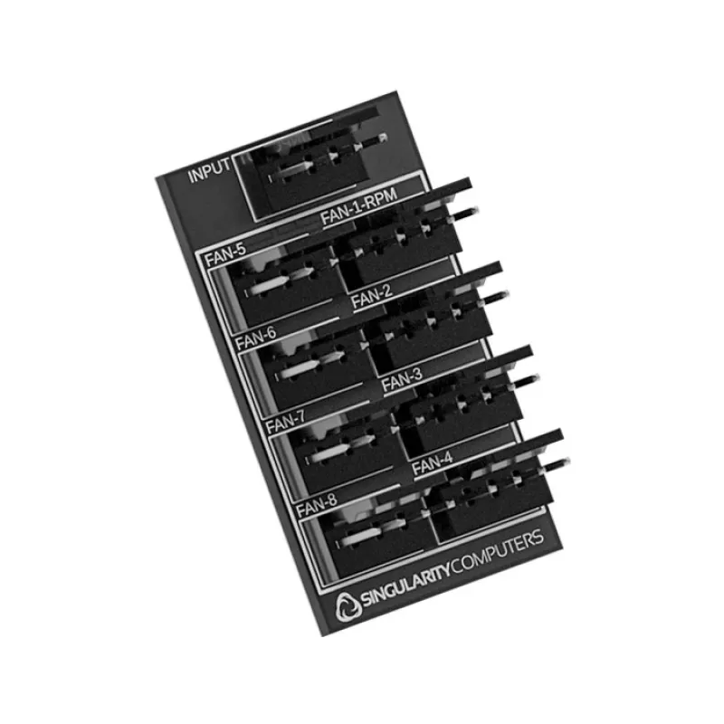 Tuuletinkeskitin Singularity Fan-Node 2x4 SC-PWM-N-2x4 — PWM-jakaja 2×4-pin tuulettimille