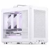 Jonsbo C6 MAX -tietokonekotelo, Mini-kotelo, Micro-ATX, karkaistu lasi - valkoinen