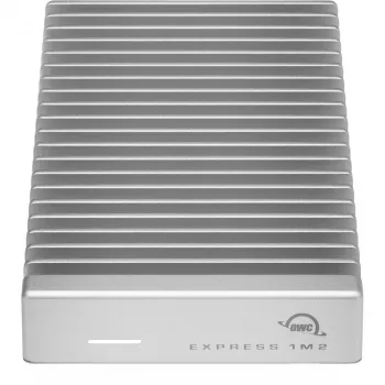 Other World Computing OWC Express 1M2 - tallennuskotelo - M.2 NVMe -kortti - USB4 - hopea (OWCUS4EXP1M2)