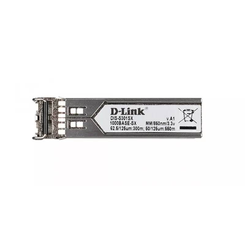 D-Link 1-porttinen Mini-GBIC SFP - 1000BaseSX -teollisuuslähetin-vastaanotin
