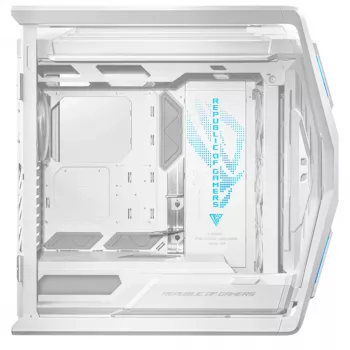 ASUS ROG GR701 Hyperion White, PC, valkoinen, ATX, EATX, micro ATX, Mini-ITX, alumiini, Multi, Front