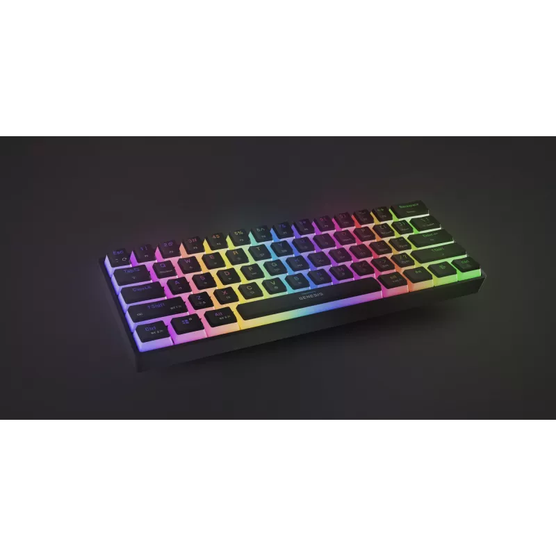PELINÄPPÄIMISTÖ GENESIS THOR 660 G2 US MUSTA LANGATON RGB MEKAANINEN GATERON BROWN