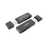 Kortinlukija Unitek Y-9327A USB 3.2 Gen 1 Type-A — MicroSD/SD, 2 paikkaa, 5000 Mbit/s, musta