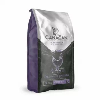 Canagan kuivaruoka kissoille Light/Senior 4kg