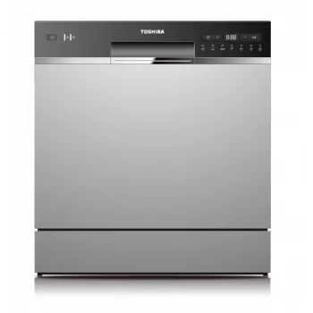 Kalusteisiin asennettava astianpesukone Toshiba DW-08T2EE(S)-PL — 8 astiastoa, energiatehokkuusluokka F, 49 dB, 55×59×50 mm