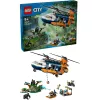LEGO City 60437 viidakkotutkijahelikopteri tukikohdassa