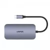 UNITEK D1071A USB-keskitin USB 3.0 SuperSpeed 5 Gb/s hopea