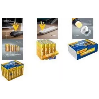 Alkaliparistot AAA Varta Longlife Cube 12 kpl:n pakkaus (malli 04103 301 132)