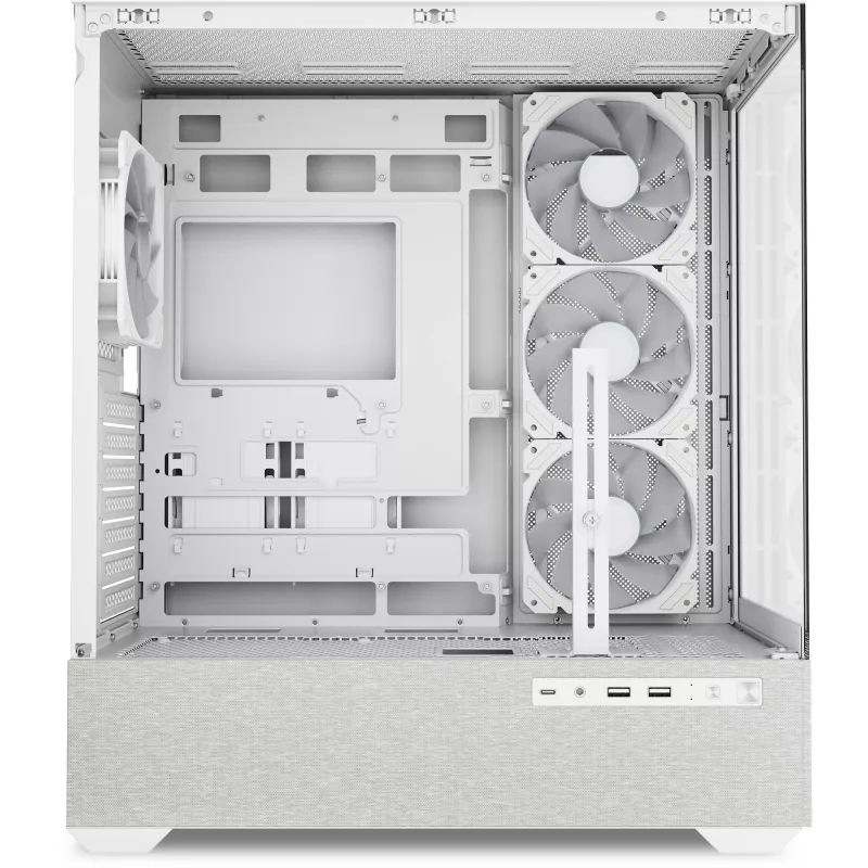 Sharkoon AK7 ARGB ATX -tietokonekotelo valkoinen