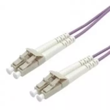 Kuitu-jumpperikaapeli Value 50/125 µm LC/LC OM4 violetti 15 m